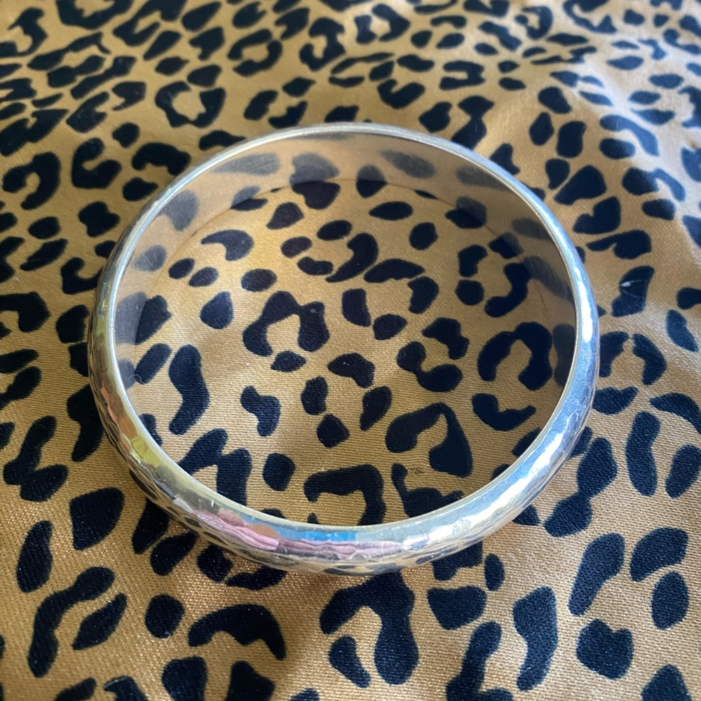 Opulenza Designs Jewelry .925 sterling silver hammered bangle
